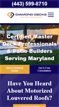 Mobile Screenshot of diamonddecksmd.com